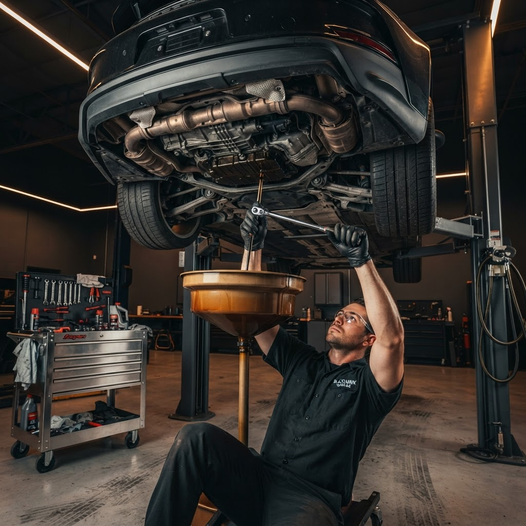 Rutinservice och oljebyte